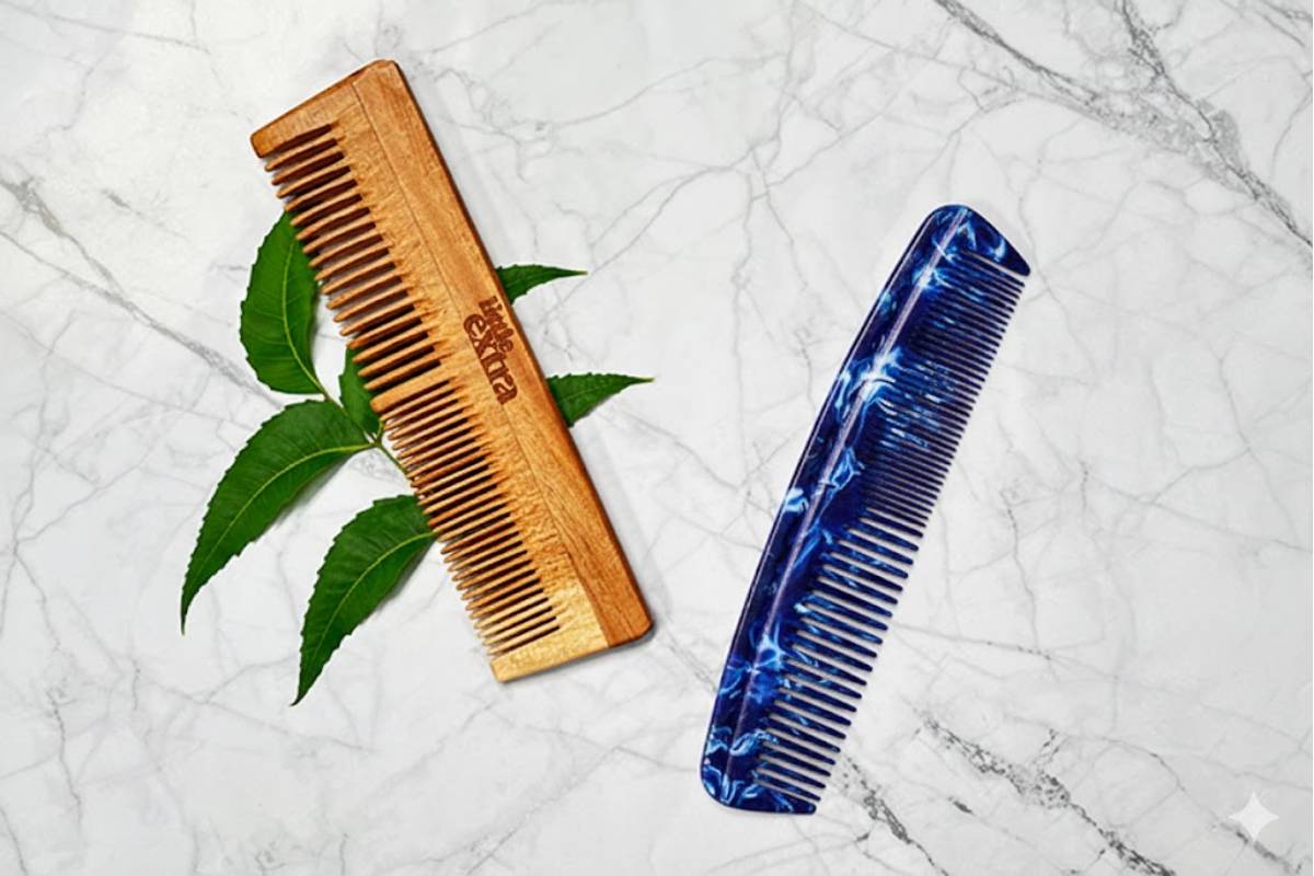 wooden comb vs plastic comb