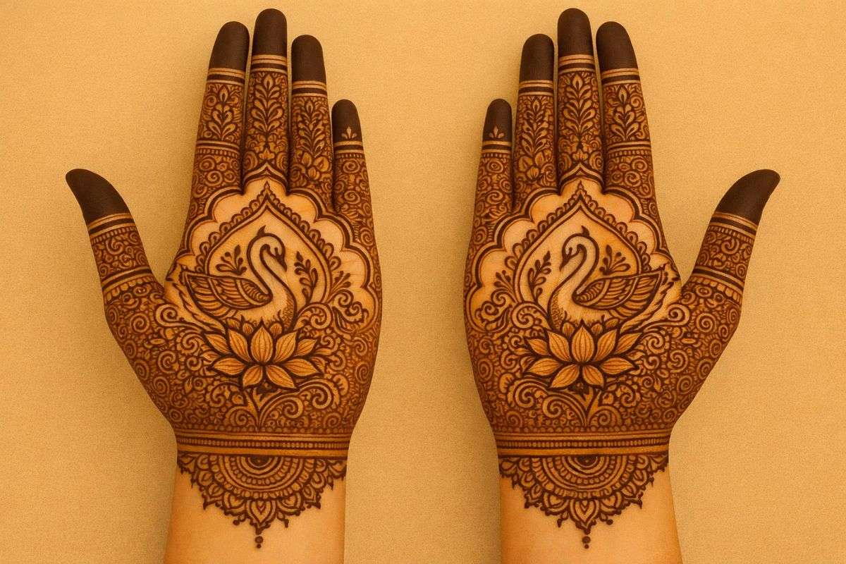 Ai Pongal Swan Mehndi