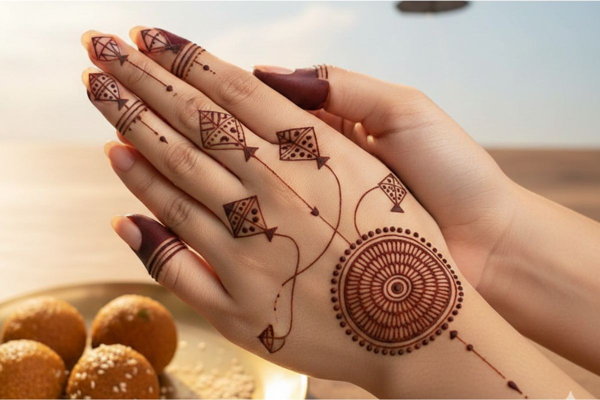 Attractive Mehndi Design Patang Wali Mehndi