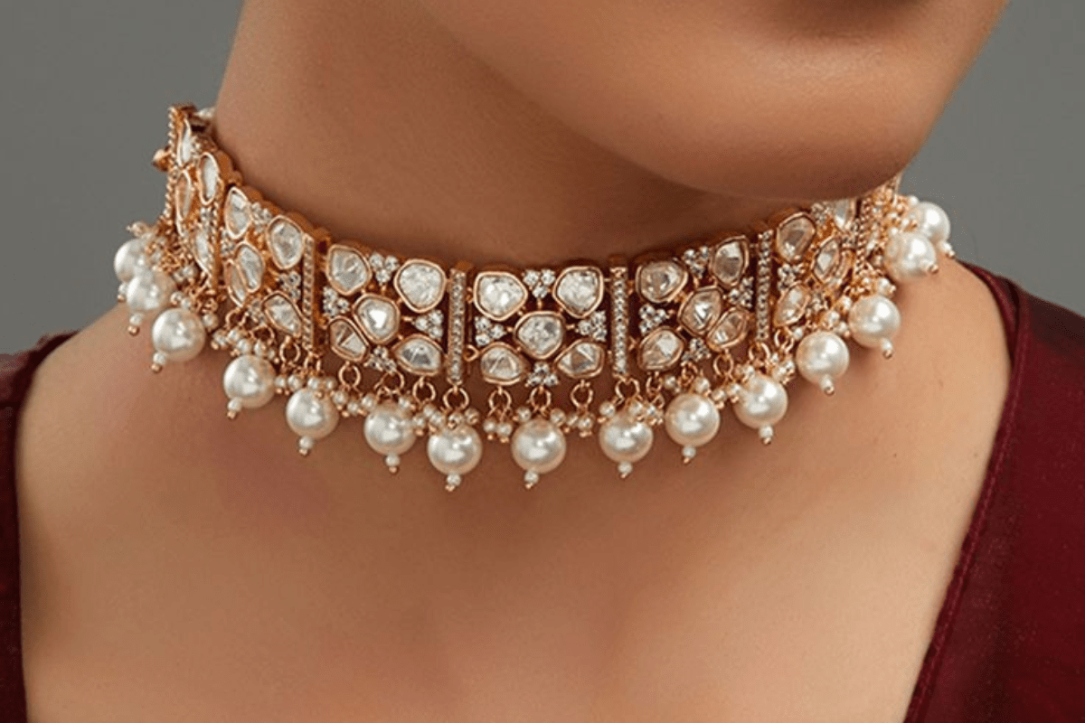 Classic Gold Kundan Choker