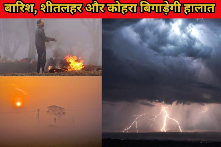 उत्तर भारत में कड़ाके की सर्दी, कोहरा-शीतलहर-बर्फबारी और बारिश के बीच गिर रहा पारा