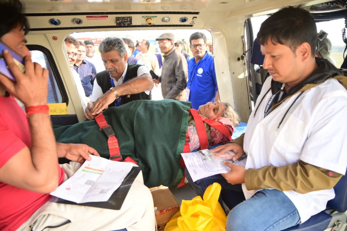 Gangasagar Pilgrims Airlifted To Kolkata Bangur Hospital