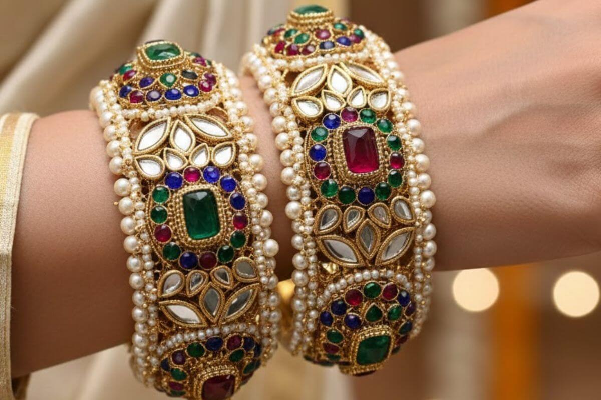 Heavy Work Bangles Design 