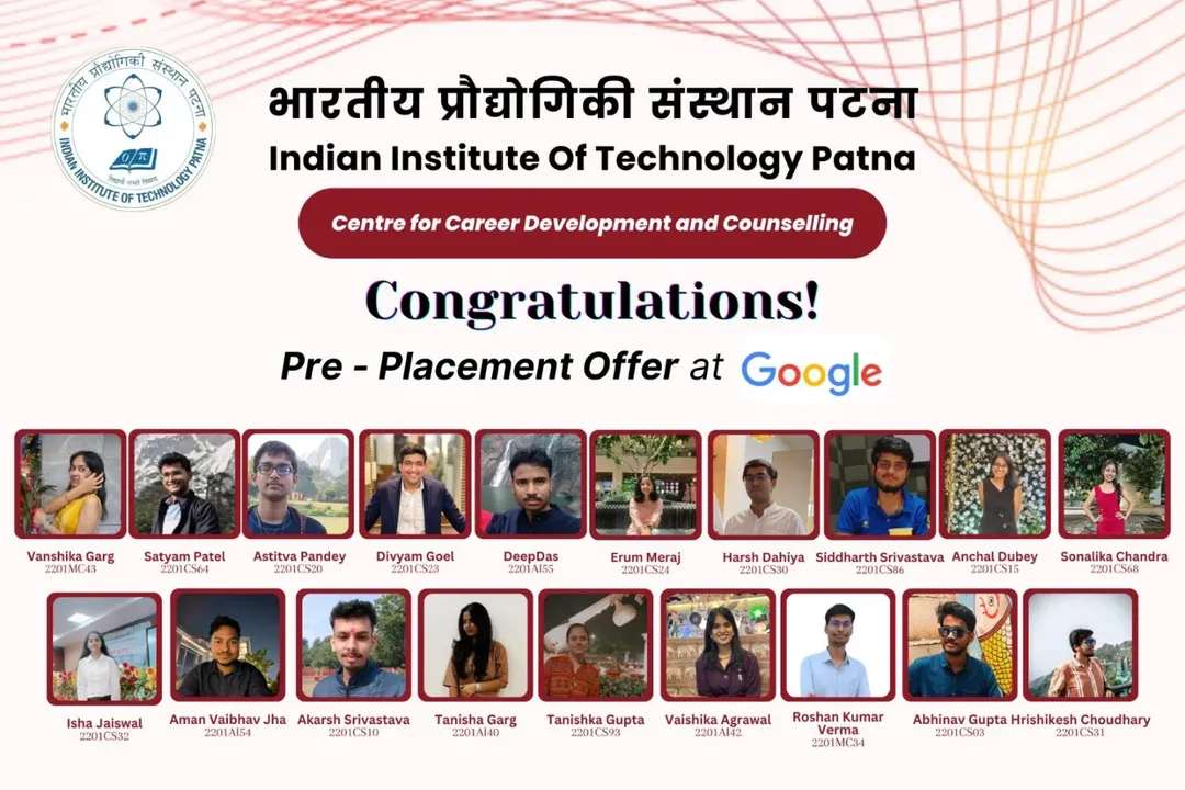 IIT Patna Students in Google