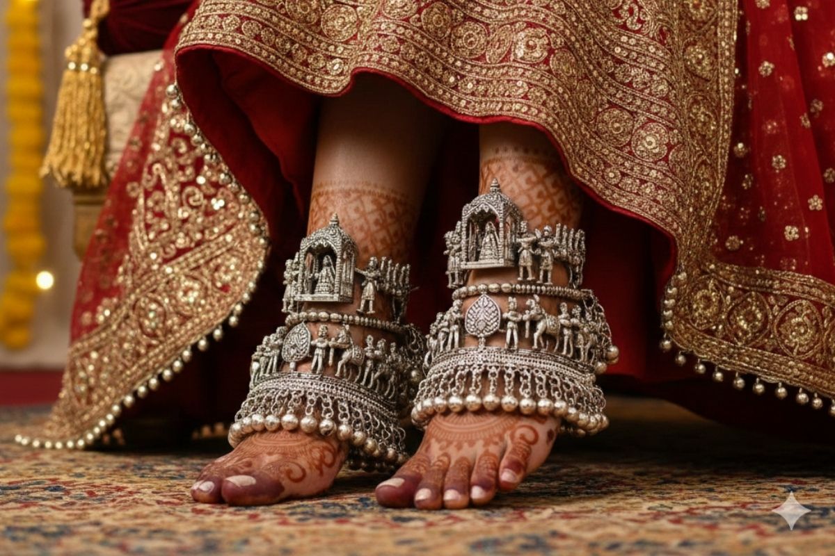 Latest Doli Palki Payal Designs For Brides Musical Charm