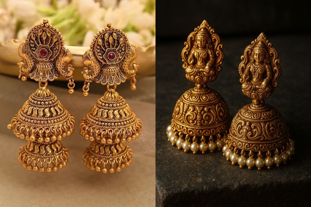 Latest Gold Jhalla Design 2026: पहनें ये ट्रेंडिंग गोल्ड झाला, पूजा लुक में लग जाएंगे चार-चांद 6 Latest Gold Jhalla Design 2026 6