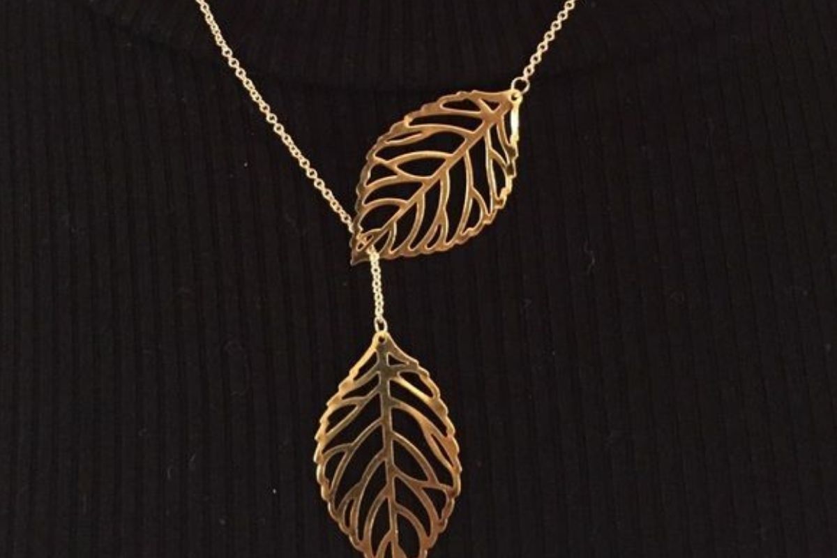 Light Weight Gold Necklace Set 10 Grams 3