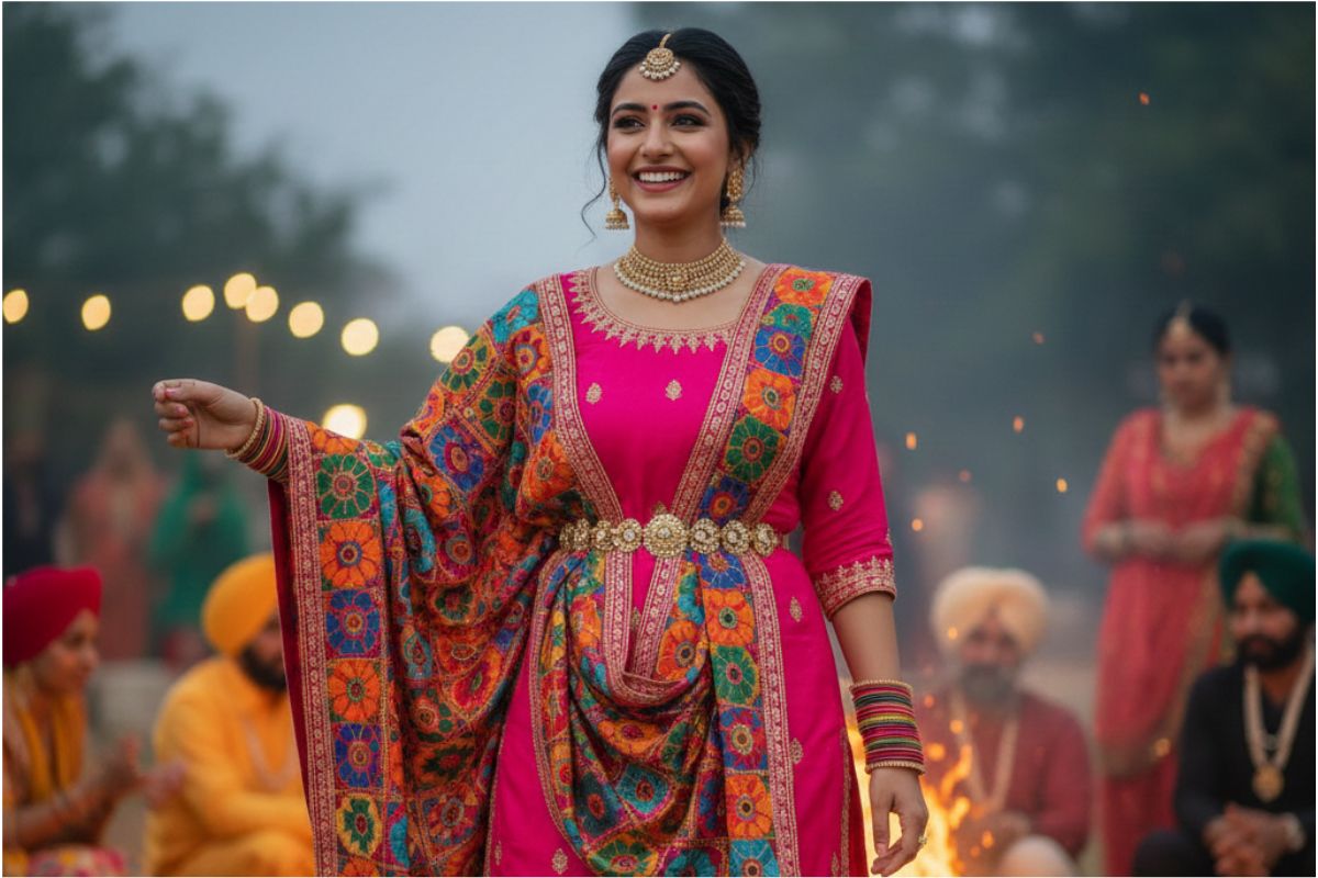 Lohri 2026 Dupatta Styling Ideas 1