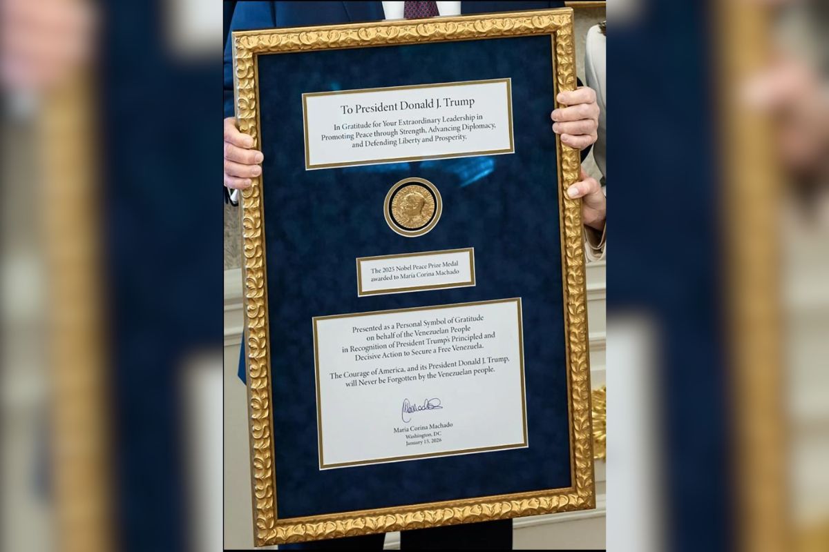 Machado Trump Nobel Peace Prize
