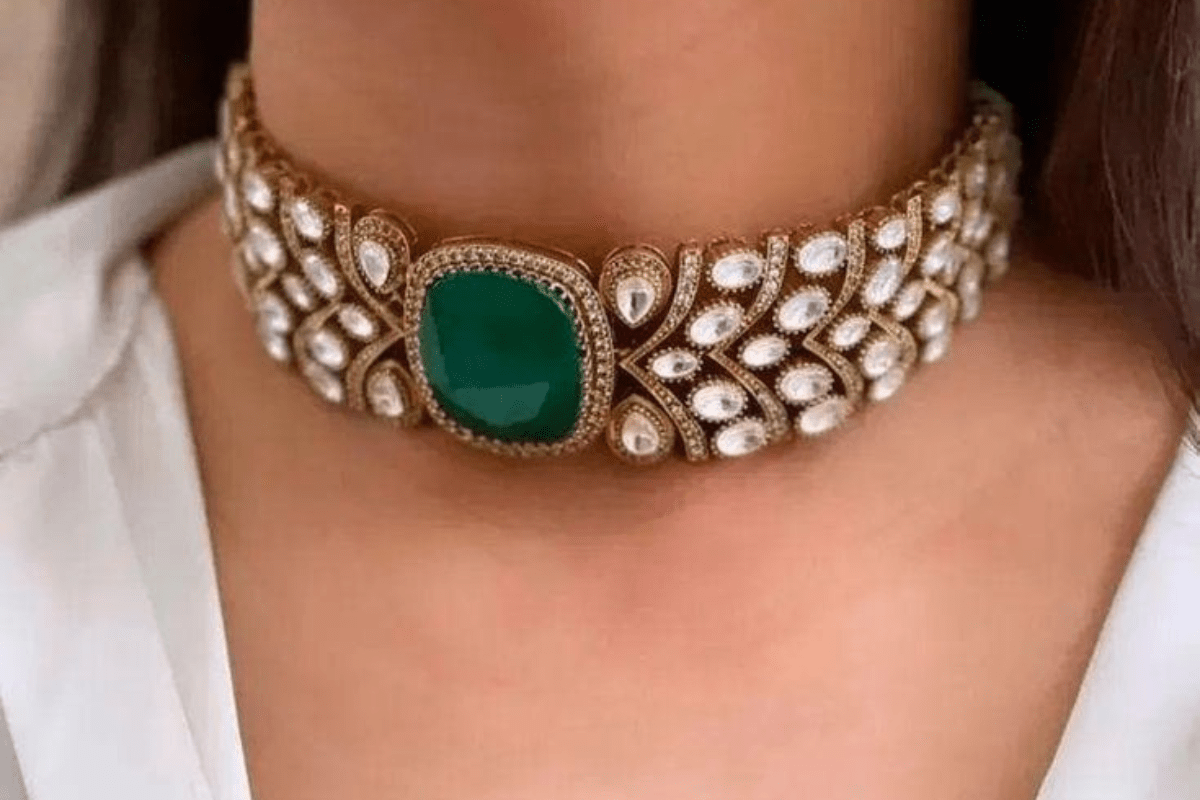 Classic Gold Kundan Choker