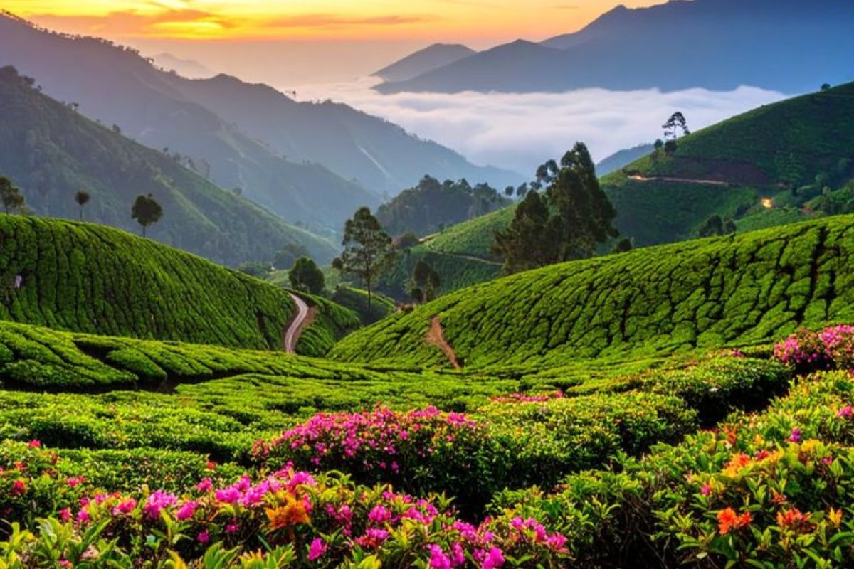 Most Beautiful Places In India: जन्नत जैसा अहसास! भारत की ये 5 जगहें देख लीं, तो छोड़ देंगे विदेश जाने की इच्छा 1 Munnar Tea Gardens And Greenery View