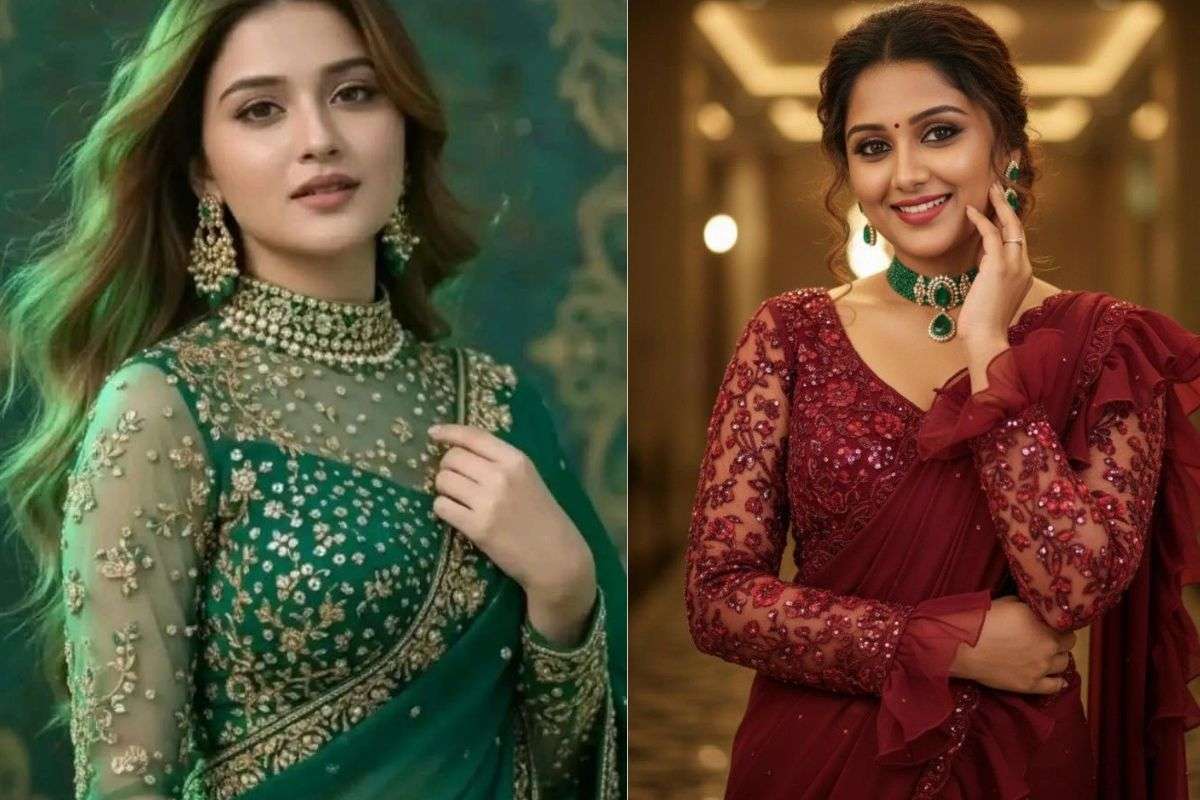 Puff Bishop Full Sleeves Blouse Design 1 1