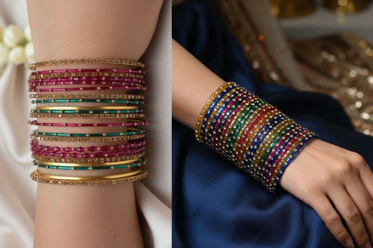 Bangles Design For Makar Sankranti: मकर संक्रांति पर खास दिखना है तो पहनें ये खूबसूरत बैंगल्स डिजाइन 7 Raindrop Bangles Design 1