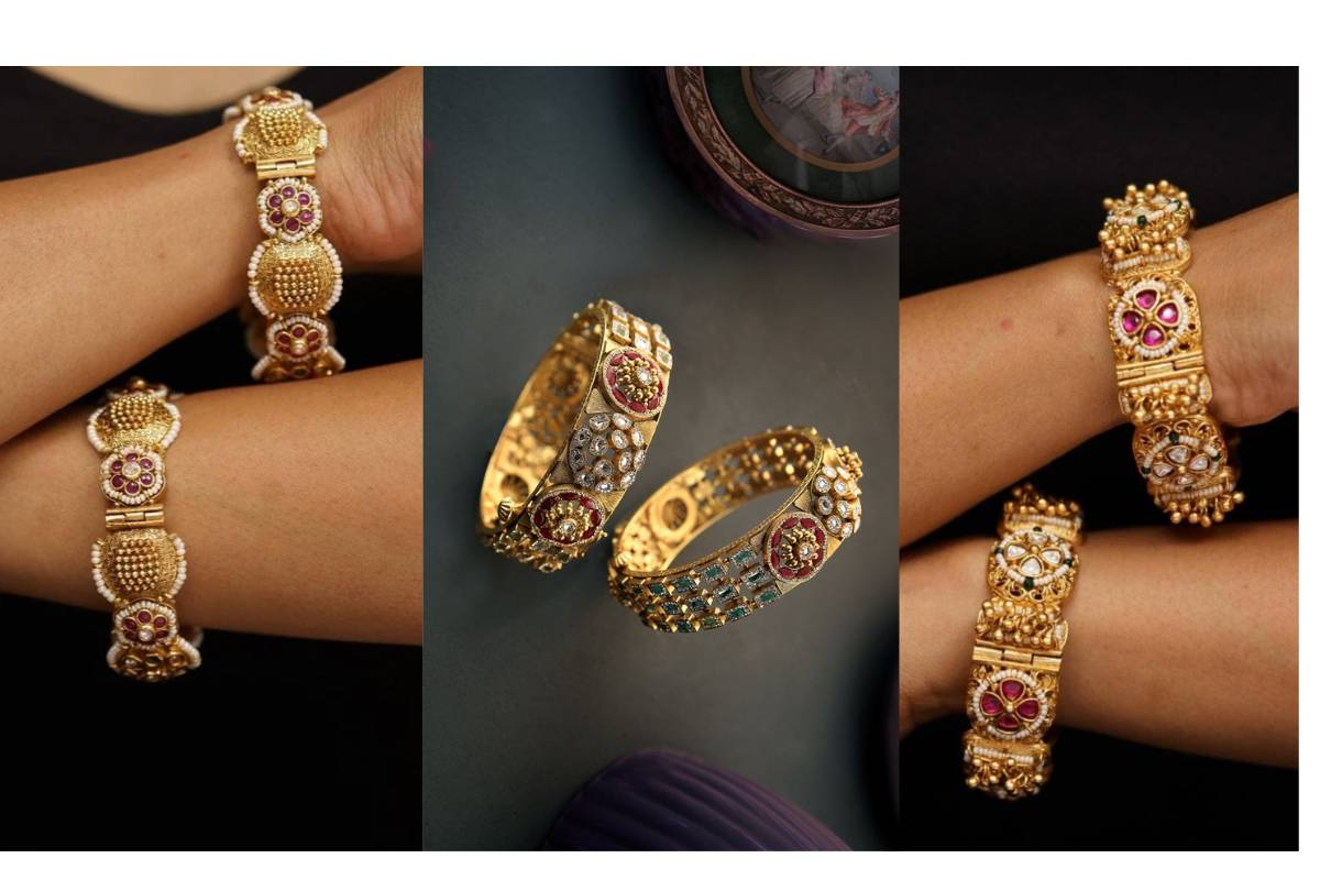 Rajwadi Kada Bangles Design Min