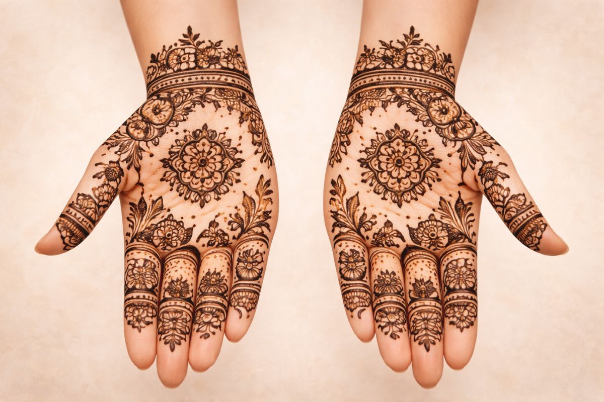 एआई सिंपल मेहंदी डिजाइन