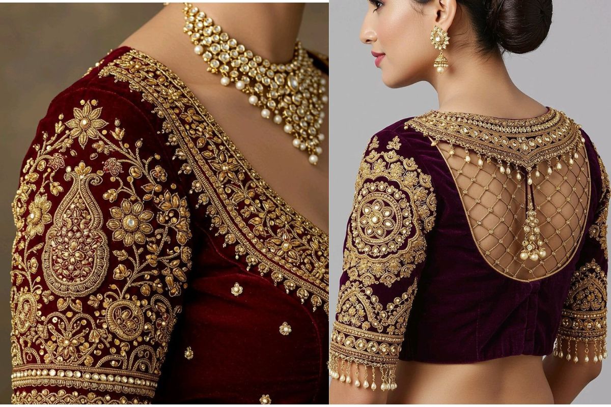 Statement Cuffs Blouse Design