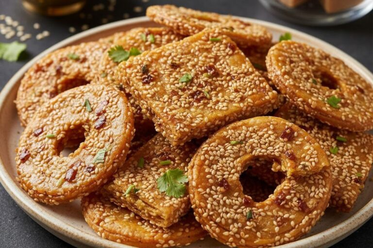 Til Gud Namkeen Mathri: स्नैक्स में चाहिए कुछ अलग तो ट्राई करें गुड़ तिल नमकीन मठरी, मिनटों में होगा तैयार