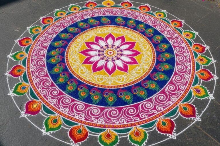 Rangoli Designs for Makar Sankranti: आपके घर-आंगन में लगेंगे चार चांद, मकर संक्रांति पर बनाएं ये खूबसूरत रंगोली डिजाइन