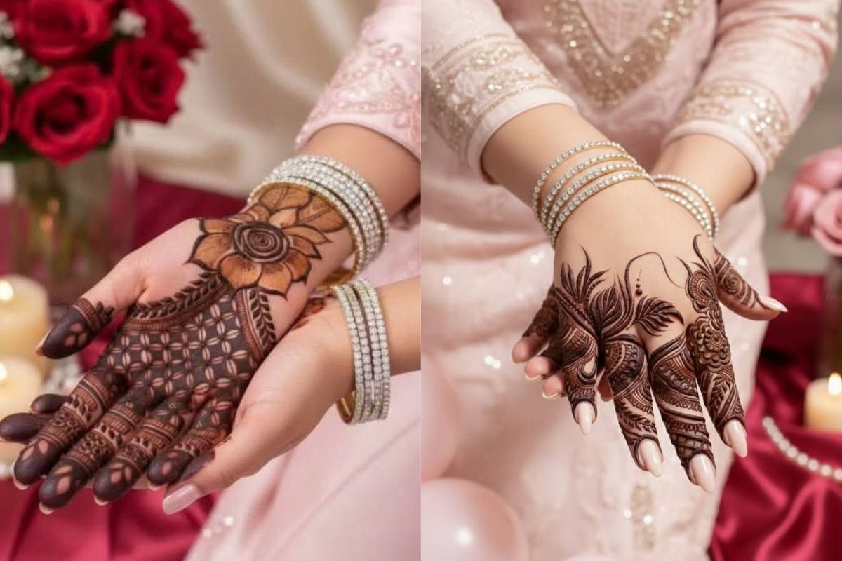 Valentine'S Day Mehndi Design 2026: हाथों पर सजाएं ये रोमांटिक मेहंदी डिजाइन,पार्टनर हो जाएंगे दीवाने 1 Valentines Day Mehndi Design 2026 6