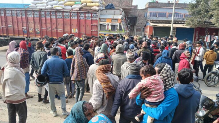 ट्रैक्टर-बाइक की टक्कर में युवक की मौत, परिवार में मचा कोहराम