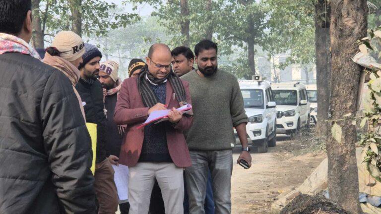 एनएच-27 से एनएच-531 तक प्रस्तावित बाइपास रोड के लिए भूमि सत्यापन शुरू