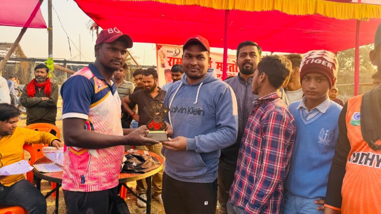Samastipur  : तीसरा क्वार्टर फाइनल चैंपियन क्रिकेट क्लब ने जीता