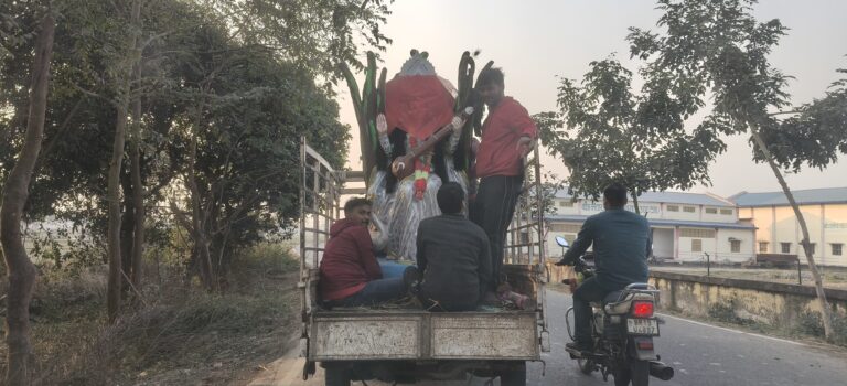 पंडालों में आज विराजेंगी विद्या की देवी