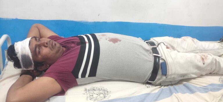 अस्पताल कर्मी से मारपीट, घायल