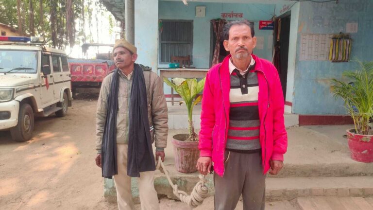 नशे में धुत होकर उपद्रव मचा रहा अधेड़ गिरफ्तार