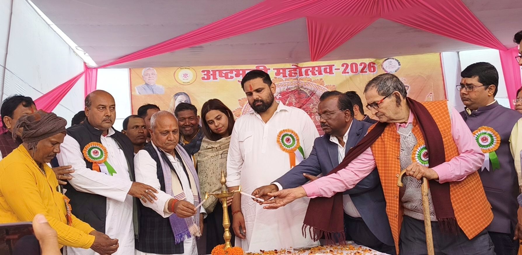 Aurangabad News : अष्टभुजी धाम के विकास में आने वाली सभी समस्याओं का होगा समाधान : विधायक