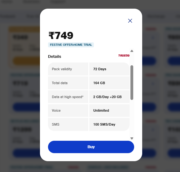 अब बिना रुके देखिए मूवी-सीरीज, Jio के इन दो प्लान्स में मिल रहा एक्स्ट्रा 20Gb डेटा फ्री 1 जियो का 749 रुपये वाला प्लान