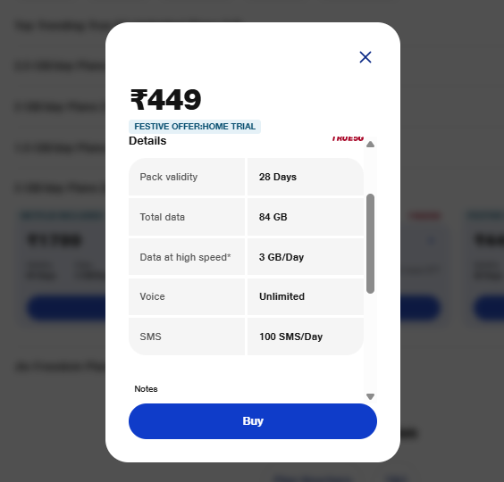 डेटा जल्दी खत्म हो जाता है? Jio के डेली 3Gb Data वाले ये प्लान्स हैं बेस्ट, एंटरटेनमेंट के साथ Ai का भी मिलेगा फायदा 1 Image 338