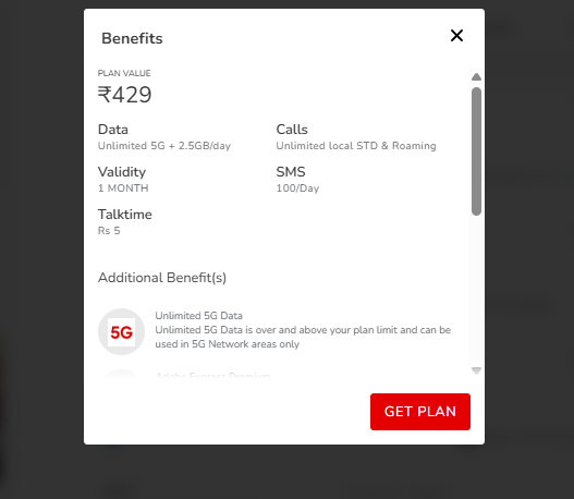 28 दिन नहीं, पूरे महीने चलेगा ये Airtel प्लान, हर रोज मिलेगा 2.5Gb डेटा 1 एयरटेल का 429 रुपये वाला प्लान