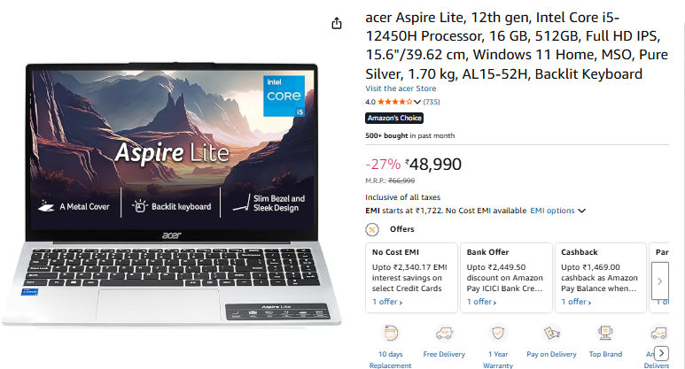 लंबी बैटरी, दमदार परफॉर्मेंस, स्टूडेंट्स और प्रोफेशनल्स के लिए बेस्ट हैं ये लैपटॉप्स 3 Image 356