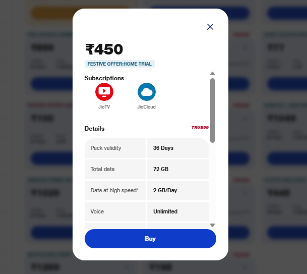 28 या 30 नहीं, पूरे 36 दिन चलेगा Jio का ये सस्ता प्लान, साथ में मिलेंगे कॉलिंग-डेटा और भी कई बेनिफिट्स 1 Image 50