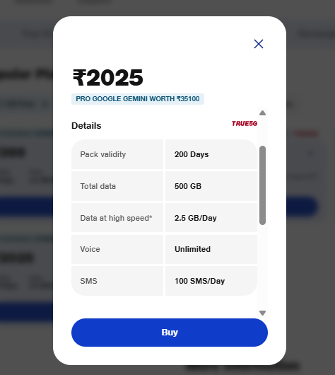 Jio का 200 दिनों वाला जुगाड़, हर दिन मिलेगा 2.5Gb डेटा, अनलिमिटेड कॉलिंग और हजारों के बेनिफिट्स 2 जियो का 200 दिनों वाला प्लान