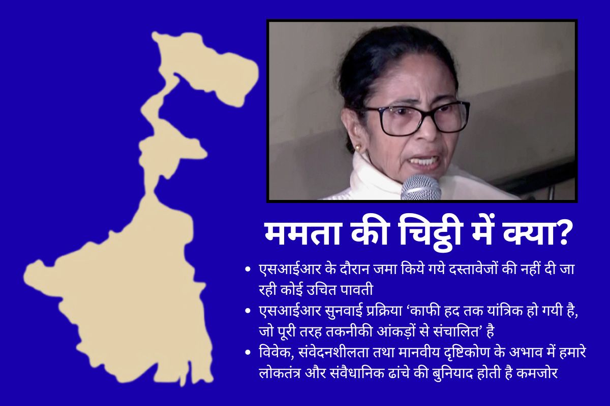 ममता बनर्जी ने चुनाव आयोग को फिर लिखी चिट्ठी, कहा- Sir में Ai के इस्तेमाल से हो रही परेशानी 1 Mamata Banerjee Letter To Election Commission Of India On Sir
