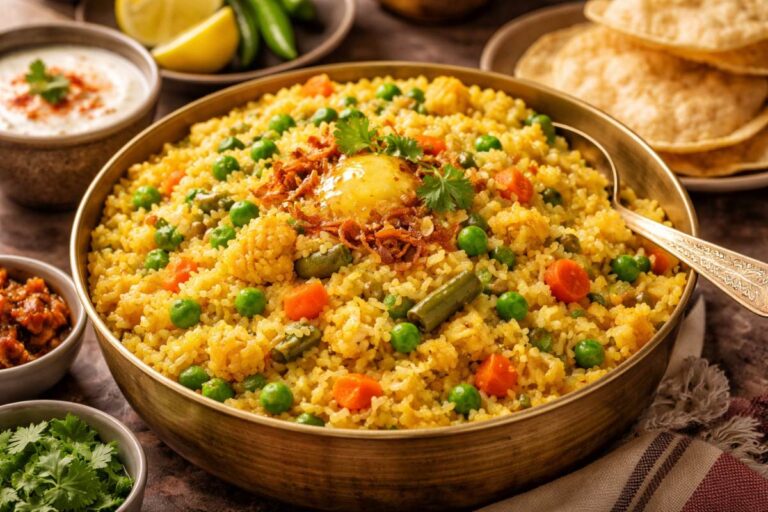 Mix Veg Khichdi Recipe: घी की खुशबू और सब्जियों का स्वाद जीत लेगा सबका दिल, एक कटोरी खिचड़ी में छुपा है पूरी सेहत का राज
