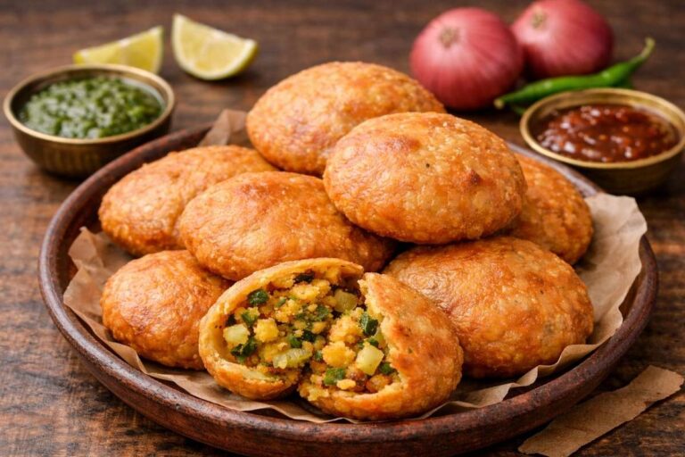 सबको पसंद आएगा ये टेस्टी नाश्ता, ट्राई करें आलू-प्याज की कचौड़ी 