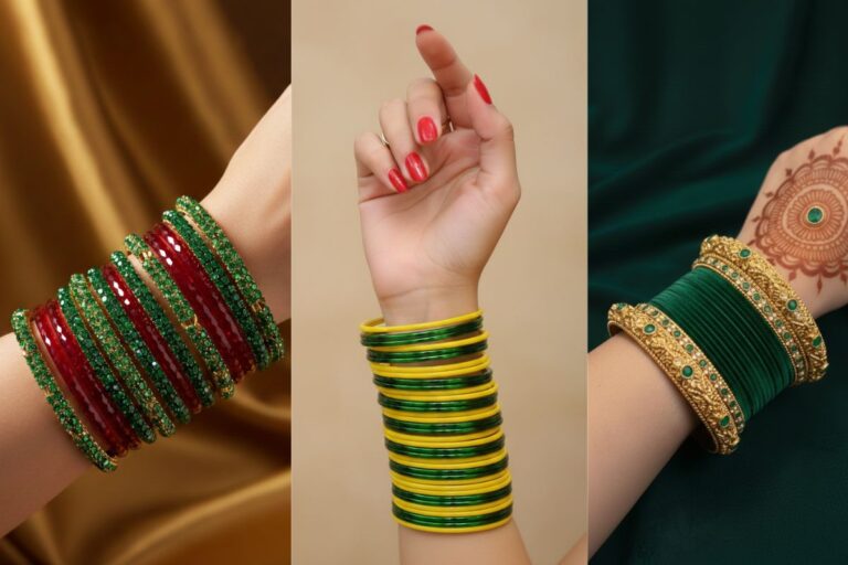 हरी चूड़ियों के साथ ट्राई करें ये 3 बेस्ट कॉन्ट्रास्ट बैंगल्स, मिलेगा परफेक्ट लुक