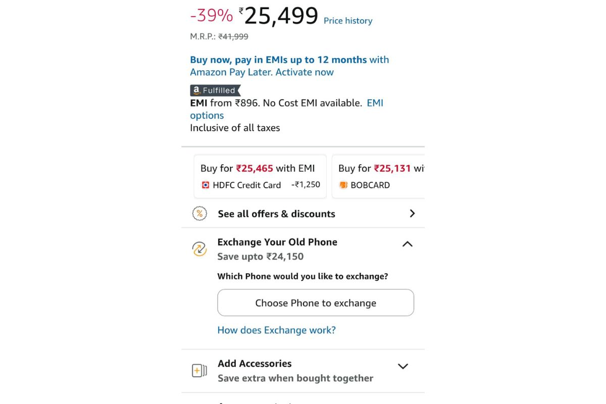 Motorola Edge 50 Pro पर मिल रहा 10 हजार रुपये से भी ज्यादा का डिस्काउंट, चेक करें ऑफर डिटेल्स 1 Motorola Edge 50 Pro Price Details