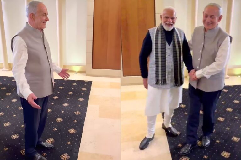 वीडियो: इजरायल के PM का ‘देसी अवतार’, मोदी जैकेट में नेतन्याहू ने दिया सरप्राइज