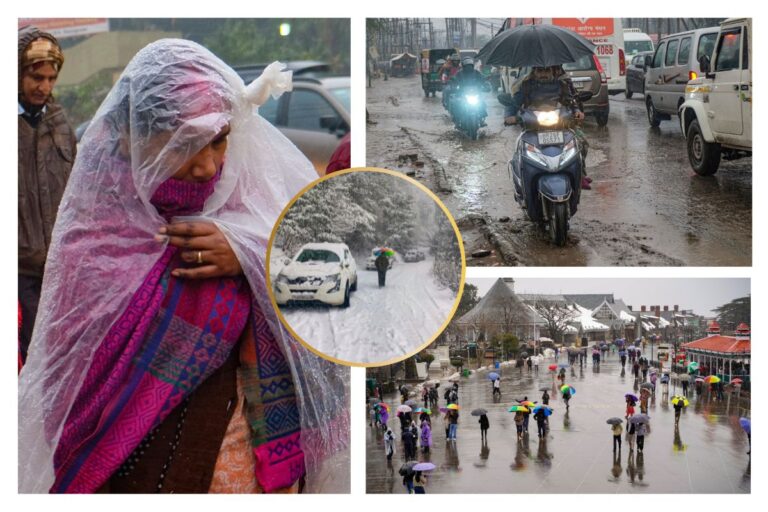 अगले 72 घंटे इन राज्यों में बारिश और बर्फबारी का अलर्ट, गरज-चमक के साथ तेज हवा की चेतावनी