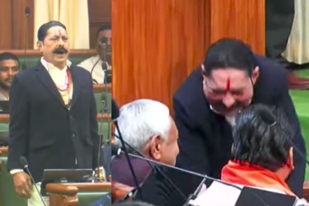 Anant Singh: बाहुबली विधायक अनंत सिंह ने ली शपथ, सीएम नीतीश कुमार के छुए पैर