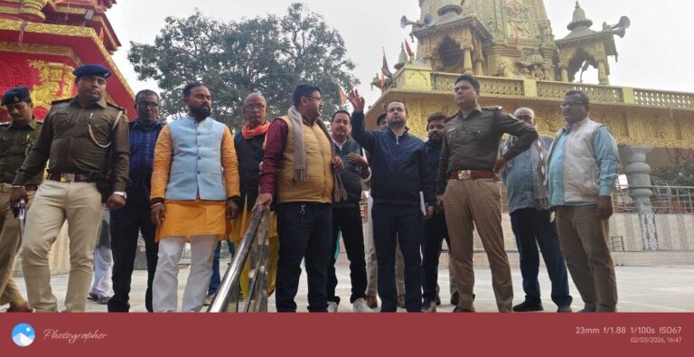 एसडीएम ने लिया सुंदरनाथ धाम का जायजा