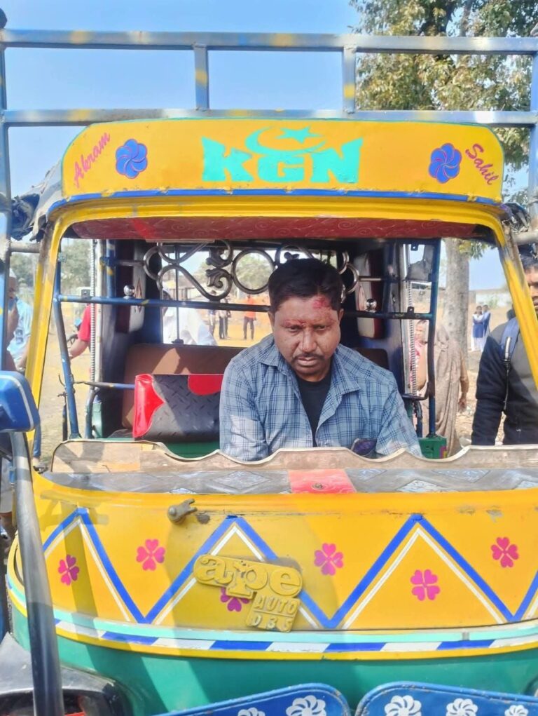 Giridih News: ट्रक ने ऑटो में मारा धक्का, एक की मौत, तीन घायल