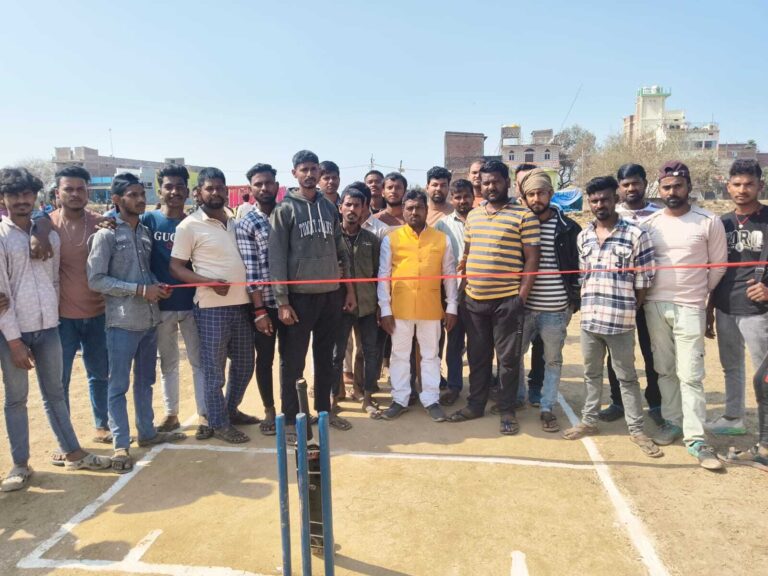 उद्घाटन मैच में धर्मपुर ने भलुई की टीम को 71 रनों से किया पराजित