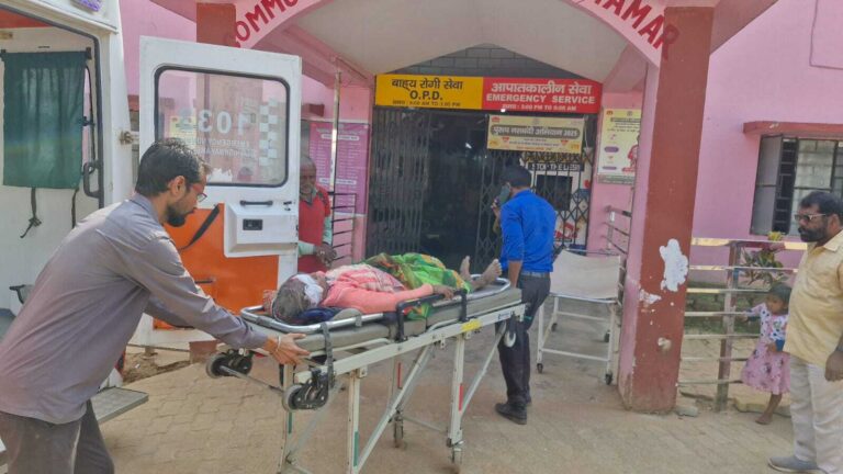 कुत्ते की चपेट में आया बाइक सवार, घायल