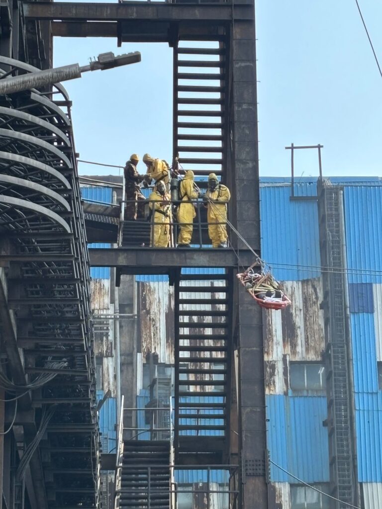 Bokaro News : सीआइएसएफ और एनडीआरएफ ने किया मॉक ड्रिल