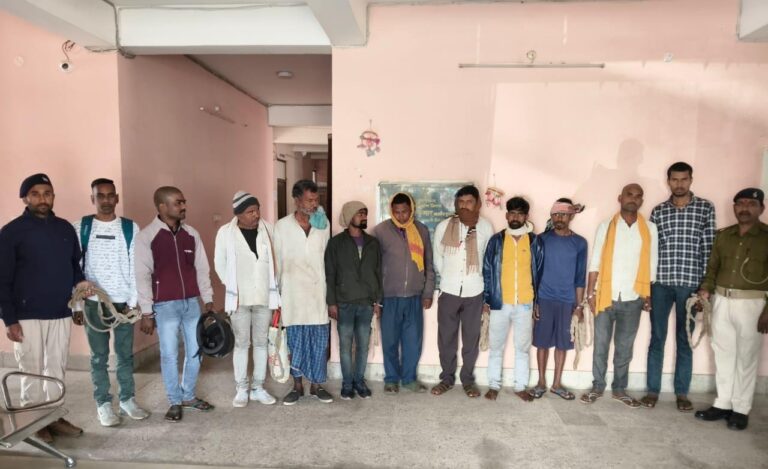 एक तस्कर व दस शराबी हुआ गिरफ्तार
